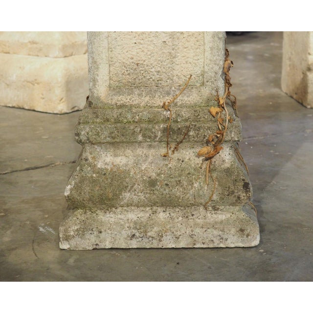 Vintage French Cement Fountain Pillar From Provence For Sale - Image 10 of 18