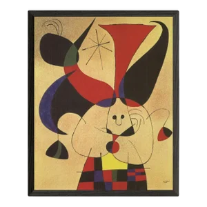 2010 Joan Miro 'The Bird Plunges Toward the Lake Where the Stars are Mirrored' Offset Lithograph