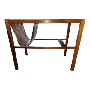 1960s Mid Century Danish Teak Magazine Table Rack