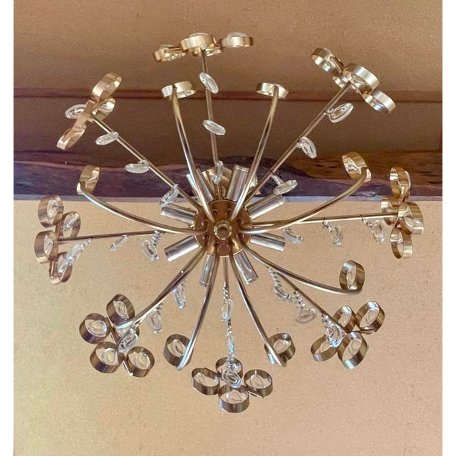 Chandelier by Gaetano Sciolari for Palwa, 1970s For Sale - Image 15 of 18