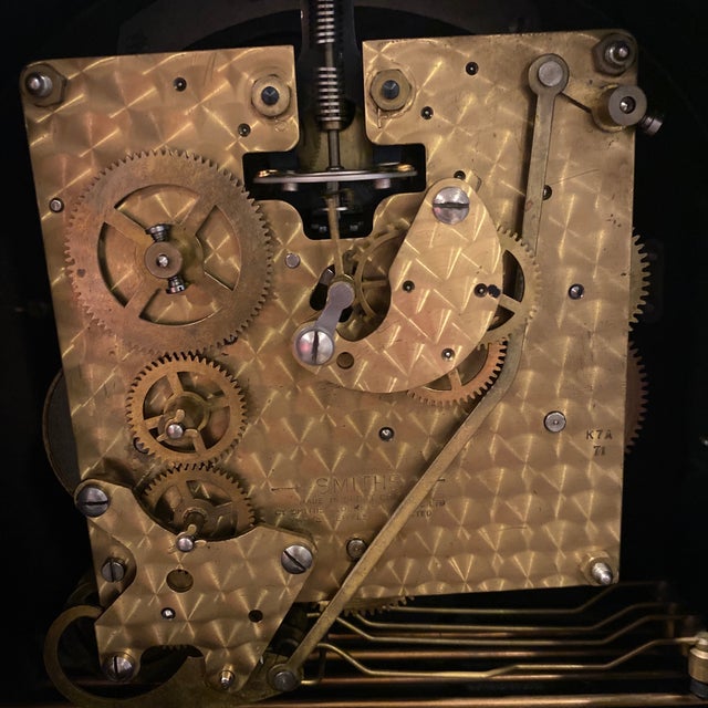 Vintage Smiths Two Jewel Floating Balance Mantel Clock Chairish