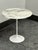 White Eero Saarinen for Knoll Marble Tulip Side Table, 20 Inches For Sale - Image 8 of 12