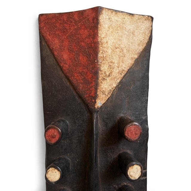 Tribal Vintage Grebo Tribal African Mask Wall Art For Sale - Image 3 of 5