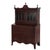 Hepplewhite Diminuative Antique Federal Hepplewhite Mahogany & Inlay Secretary C1830 For Sale - Image 3 of 18