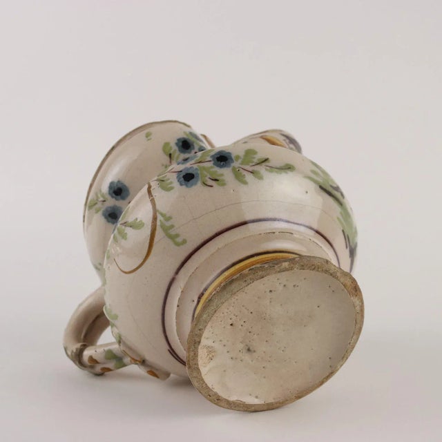 Polychrome & Majolica Jug, Ligurian For Sale - Image 9 of 10