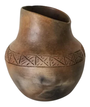 Vintage Native American-Style Art Pottery Vase