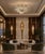 Not Yet Made - Made To Order 21st Century Gold Fern Flush Mount by Fabio LTD For Sale - Image 5 of 5