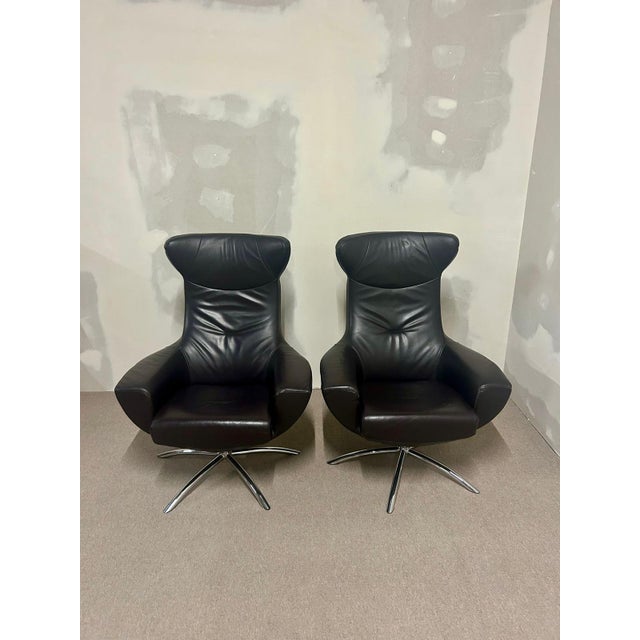 Set of Vintage Baloo Chair and Ottoman by Hjellegjerde, 2010s For Sale - Image 4 of 15