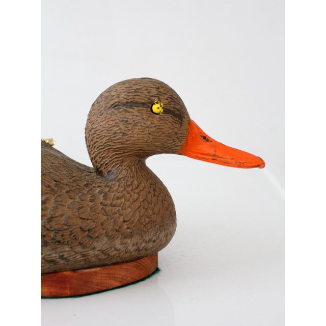 Vintage Mallard Duck Decoy Table Lamp For Sale - Image 6 of 14