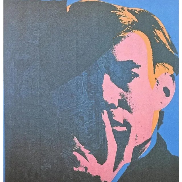Andy Warhol "Self-portrait" offset lithograph in colors on Arches paper, Georges Israel Editeur, sheet size 38,5 x 57 cm,...