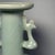 Mid 19th Century Ancient Chinese Longquan Celadon Phoenix Ear Vase | One of a Kind For Sale - Image 5 of 9