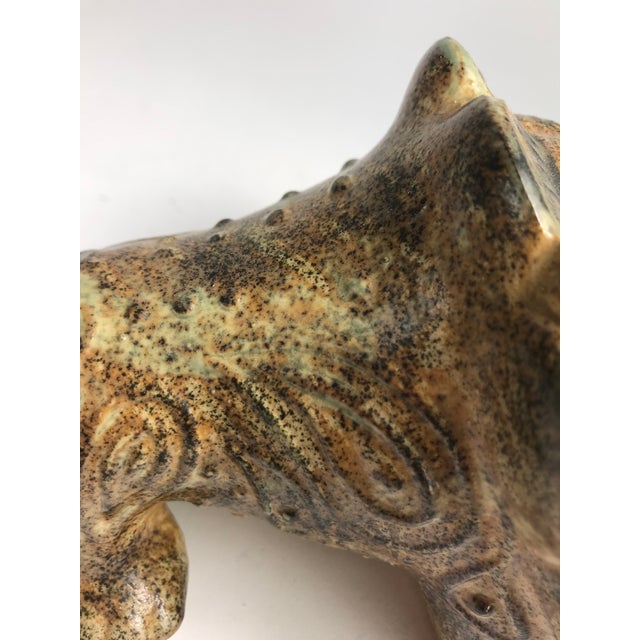 MidCentury Ceramic Leo Lion Piggy Bank Chairish