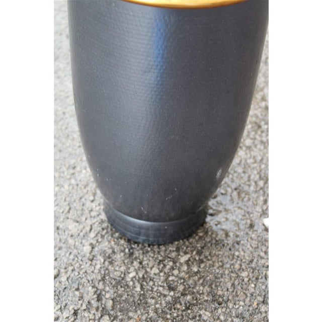 Mid-Century Modern Colored Aluminum Umbrella Stand, Italy, 1950s For Sale - Image 3 of 8