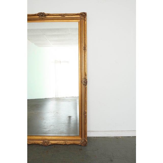 Vintage De La Torre Bros. Louis XV Style Giltwood Wall Mirror For Sale - Image 9 of 16