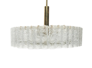 Large Mid-Century German Chandelier from Doria Leuchten, 1960s