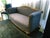 Wood 1940s Vintage Carved Art Deco Small Sofa For Sale - Image 7 of 10