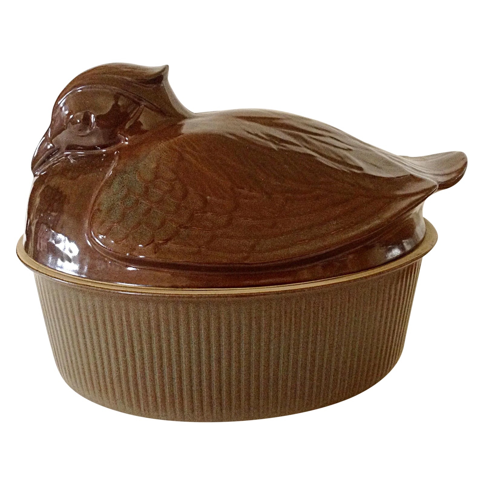 English Duck Tureen Chairish