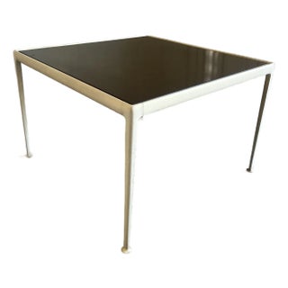 Mid Century Modern Aluminum and Enamel Dining Table by Richard Schultz for Knoll For Sale