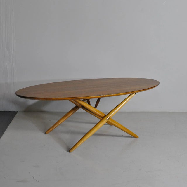 Ovalette Coffee Table by Ilmari Tapiovaara for Artek, 1950s, in Good conditions. Designed 1950 to 1959 I have official...