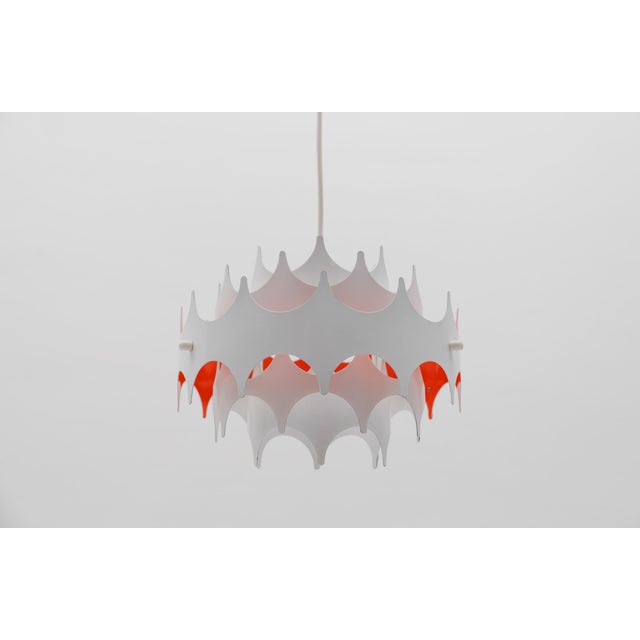 Space Age Brutalist Pendant Lamp from Doria Leuchten, Germany, 1960s For Sale - Image 9 of 13
