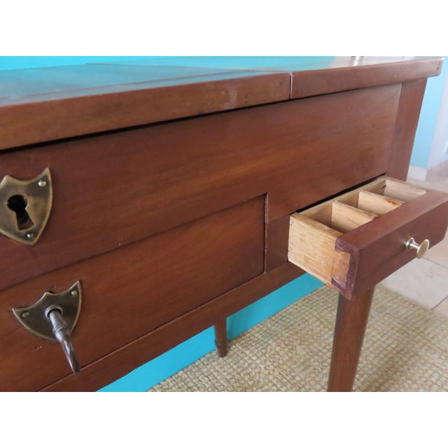 French Solid Cherry Console Table, 1770s For Sale - Image 9 of 14