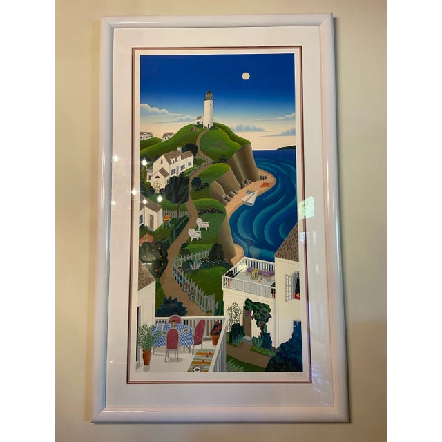 Beuatiful and lively serigraph by Thomas McKnight signed and numbered XCIX/CC (99/200) ; very large piece entitled...
