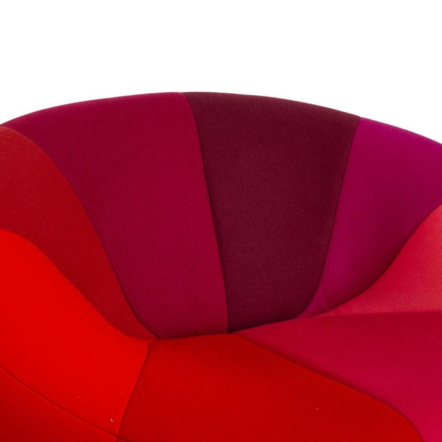 Pumpkin Fabric Chair in Red by Pierre Paulin for Ligne Roset For Sale - Image 5 of 14