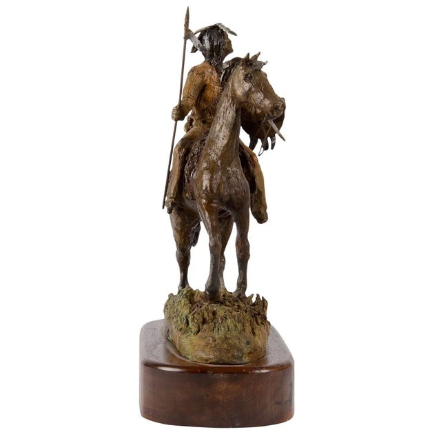 2020s Richard Myer "The Scout" Bronze Sculpture For Sale - Image 5 of 9