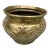 Early 20th Century Polished Hand Wrought Brass Planter For Sale