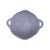 Gray Rubble Bowl Large For Sale - Image 8 of 11