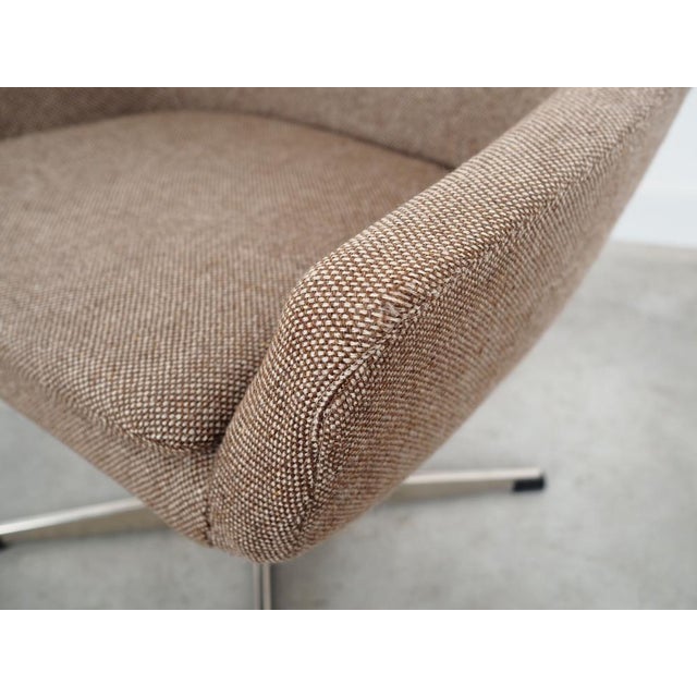 Danish Brown Armchair, 1970s For Sale - Image 13 of 16