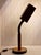 1970s Vintage Adjustable Desk Lamp with Pine and Brown Metal Frame, 1970s For Sale - Image 5 of 7