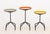 Herman Miller Set of Three Herman Miller Style Enameled Steel Graduated Side Tables For Sale - Image 4 of 12
