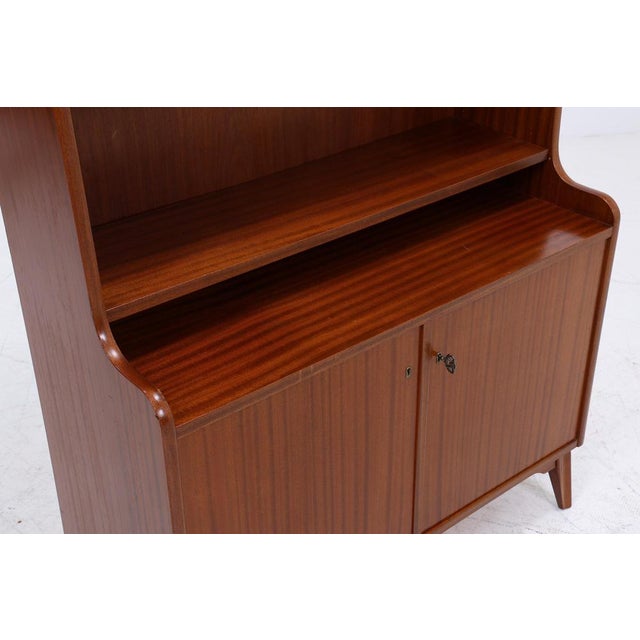 Wood Vintage Mahogany Bookcase, 1960s For Sale - Image 7 of 17