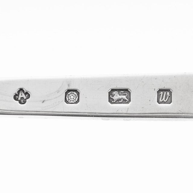 Metal 20th Century British Silver Letter Opener with Case from Asprey & Co, 1996, Set of 2 For Sale - Image 7 of 8