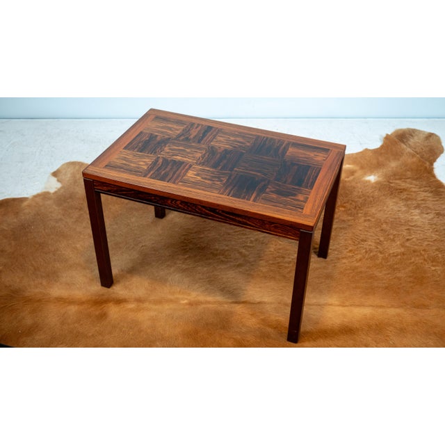 Vintage Scandinavian Heggen Rosewood Side Table For Sale - Image 11 of 16