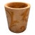 Vintage Hand-Painted Turned Wood Cachepot / Planter For Sale