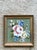 Vintage Floral Oil Painting in Wood Frame For Sale - Image 12 of 13