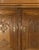 Nineteenth-century buffet in carved oak forming a sloping desk, wide flap, 3 drawers under the flap, napoleon iii period....