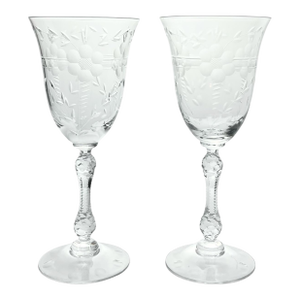 1940s Cambridge “Lucia” Pair of Water Glasses