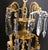 Gold Pair of 19th Century French Louis XV Gilt Bronze and Crystal Chandeliers For Sale - Image 8 of 8