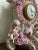 Rococo 19th Century French Louis XVI Style Porcelain Cherub Pink Mantel CLock For Sale - Image 3 of 12