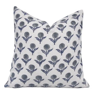 Fabdivine Boho Chic Block Print Cushion Cover 18x18 Inch- Genda Pushp For Sale