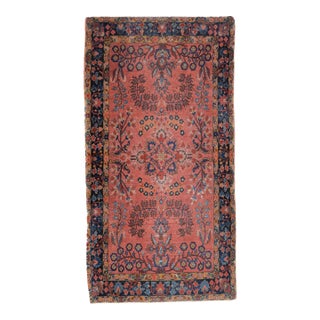 Fine Antique Persian Mohajeran Sarouk Rug 2'6'' X 4'10'' For Sale