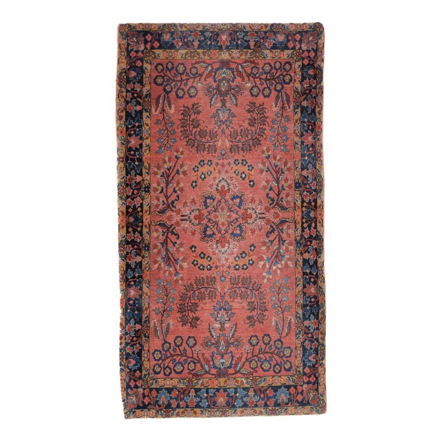 Fine Antique Persian Mohajeran Sarouk Rug 2'6'' X 4'10'' For Sale