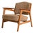 Scandinavian Lounge Chair in Beech and Teak, 1960s For Sale