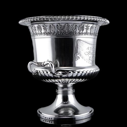 Antique Georgian Regency Silver Wine Cooler by Paul Storr, London, 1810 For Sale - Image 18 of 18