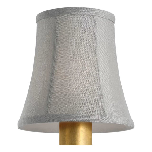 Visual Comfort Signature 4" Mist Silk Bell Empire Shade For Sale