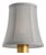 Visual Comfort Signature 4" Mist Silk Bell Empire Shade For Sale