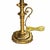 Vintage Brass Candlestick Lamp Base With Scroll Detail – Hollywood Regency / European Traditional For Sale In Houston - Image 6 of 6